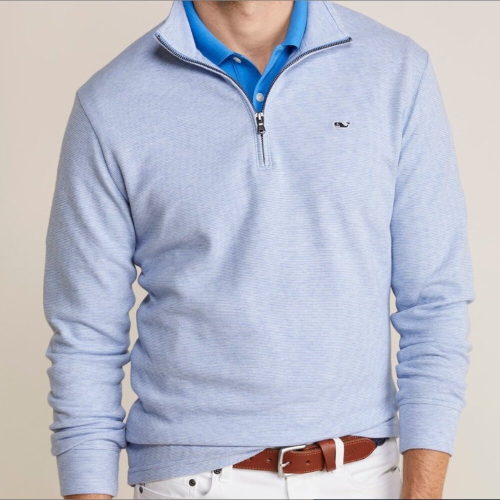 Vineyard Vines Saltwater Quarter-Zip sz M NEW